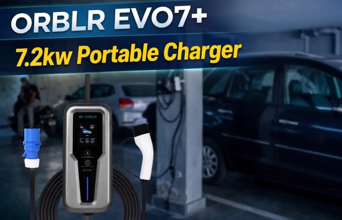 Portable 7.2kW EV Charger for Home: ORBLR EVO7+ Full Review & Setup